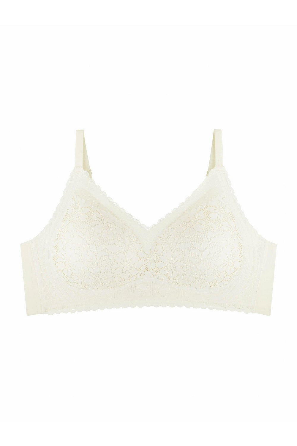 Бесшовный бюстгальтер из кружева 872-074 champagne