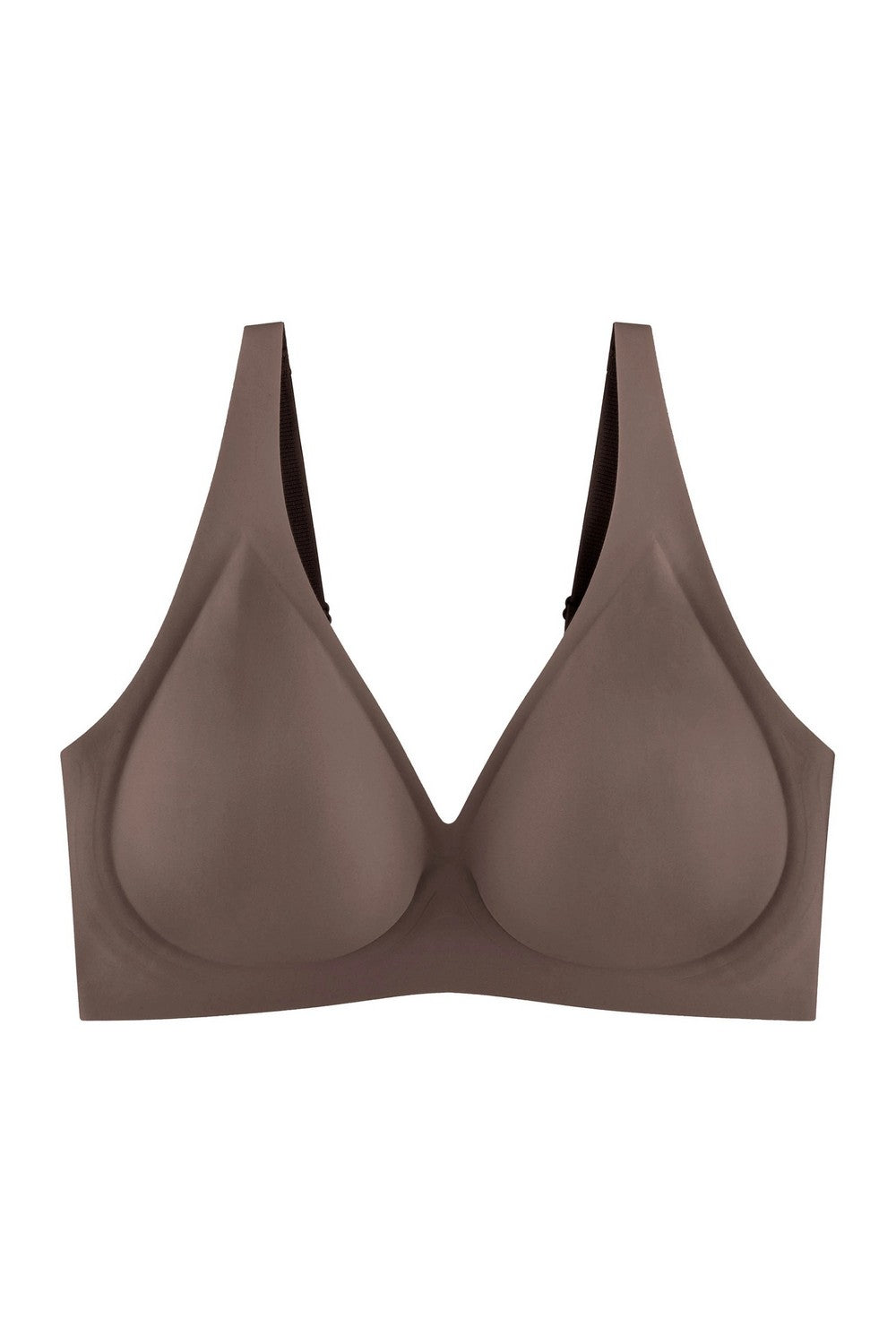Бесшовный бюстгальтер из микрофибры 877-075 coffee