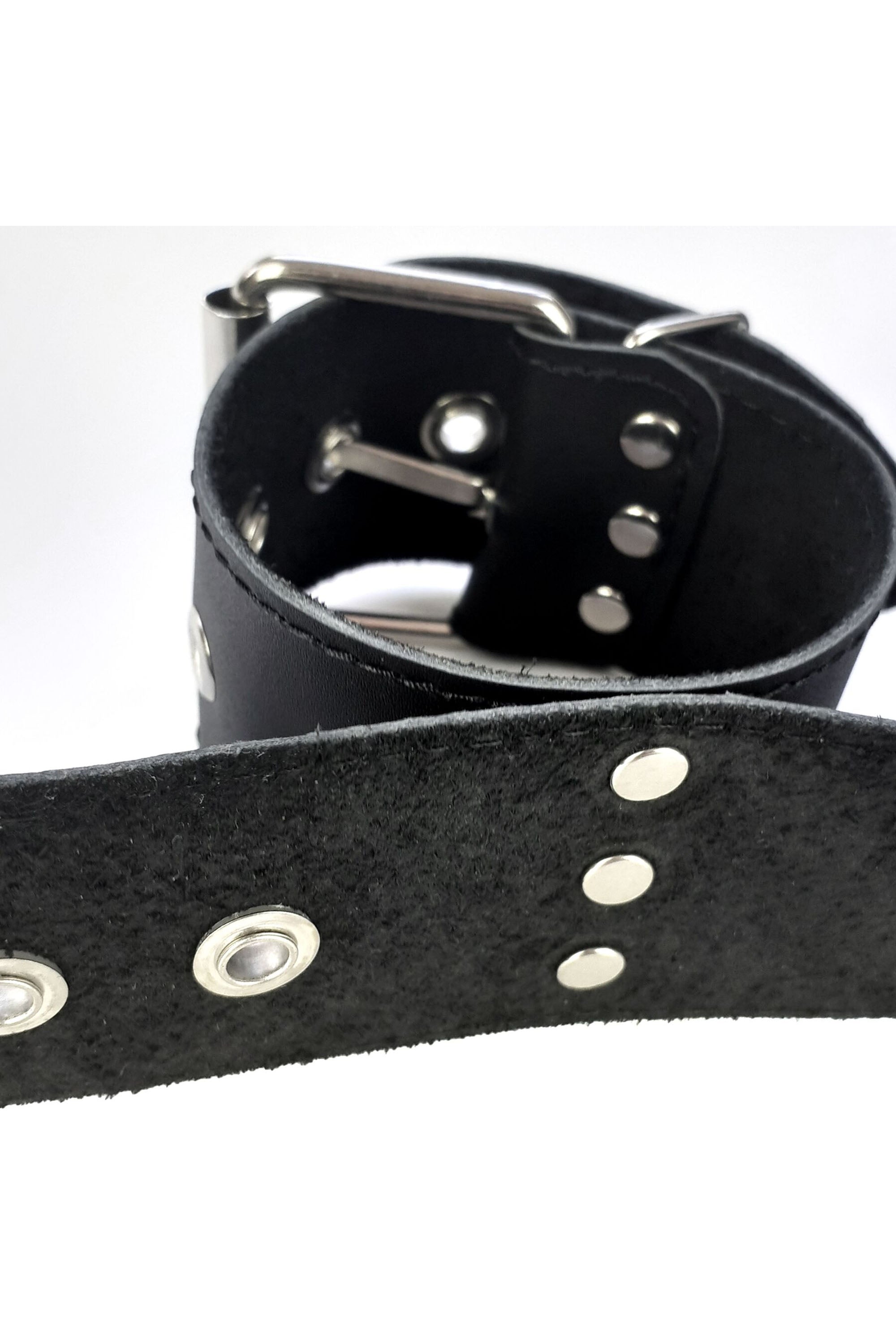 Кожаный ошейник с наручниками Bondage Collar with Handcuffs