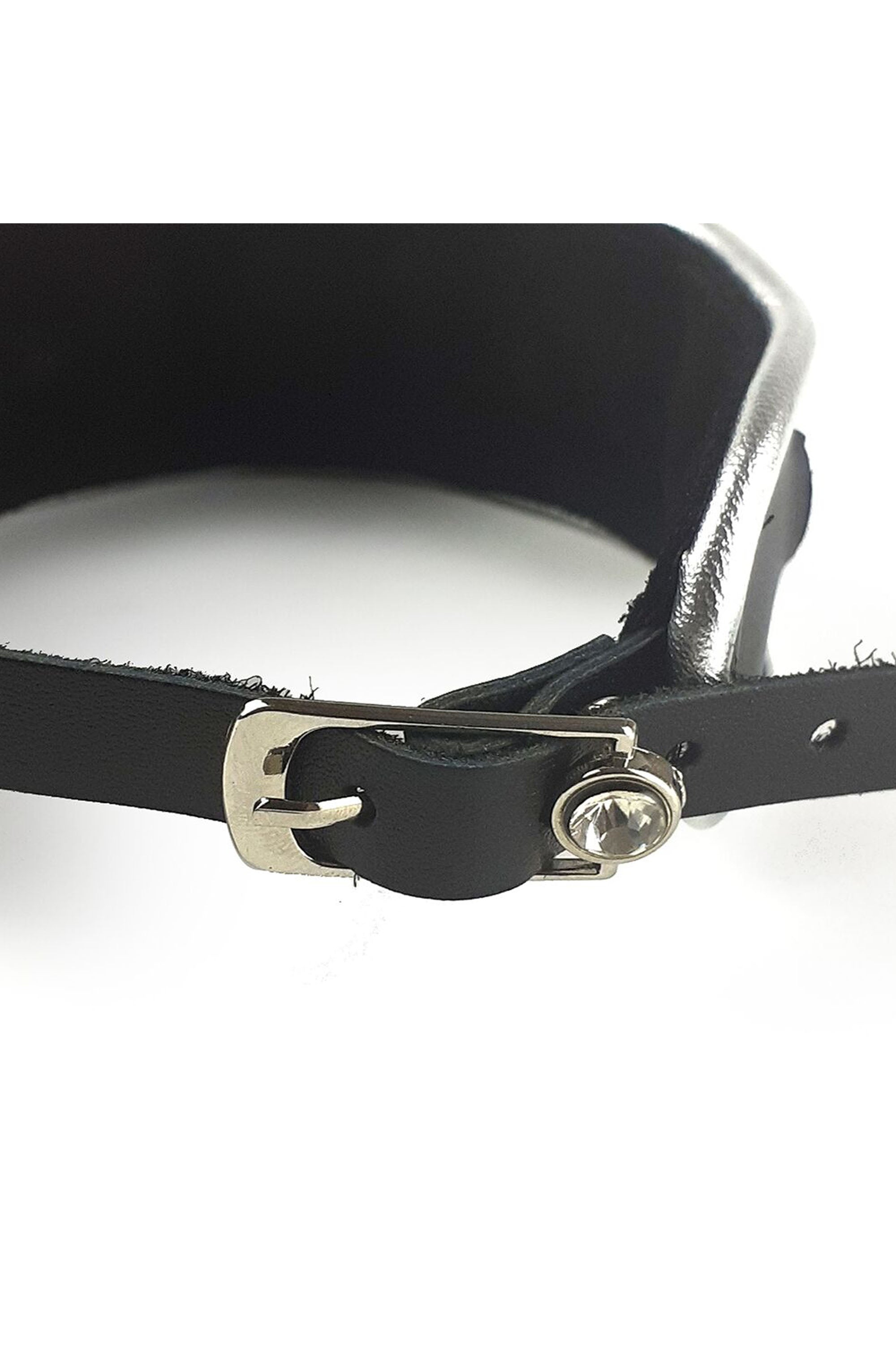 Кожаный ошейник Collar Ring black