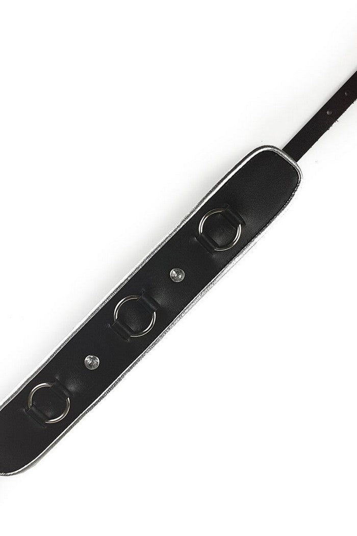 Кожаный ошейник Collar Ring black