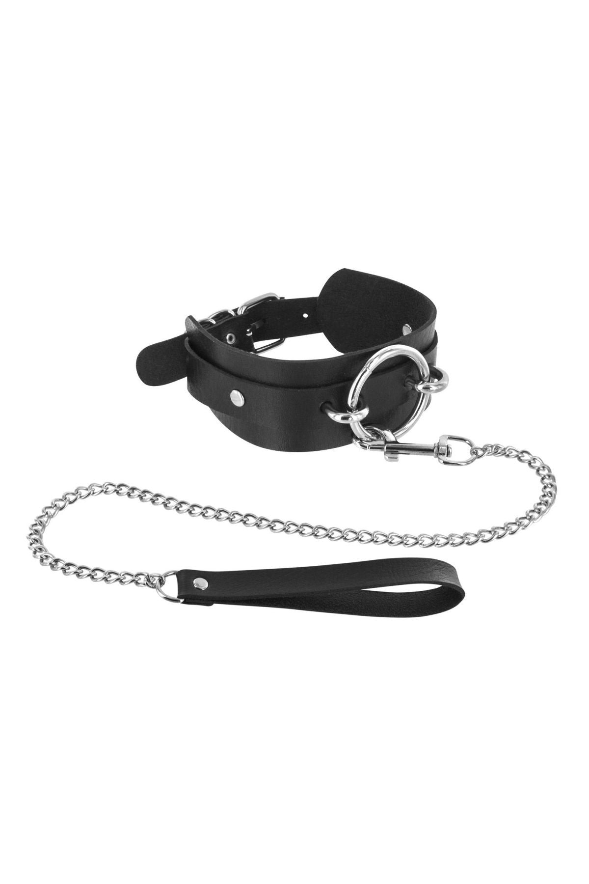 Ошейник з повідцем Ring and Leash Fetish Tentation