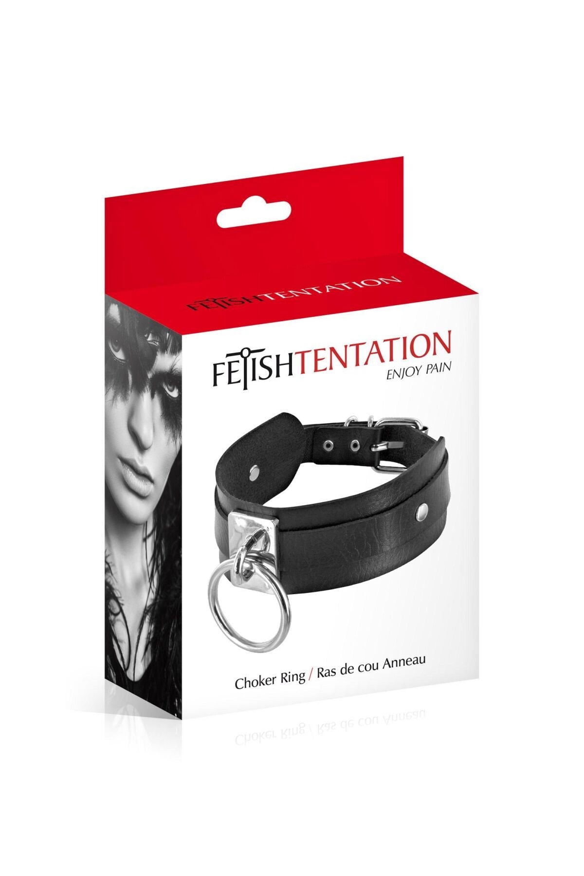 Ошейник з кільцем Choker Ring Fetish Tentation