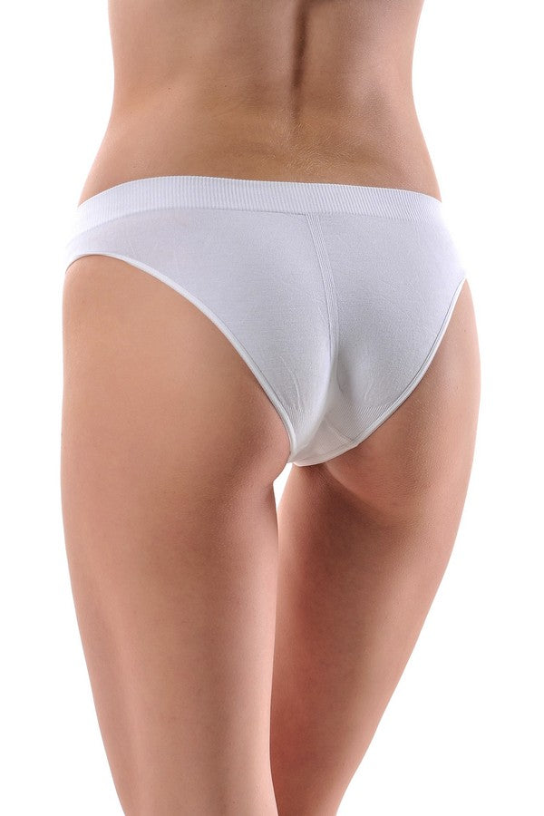 Бесшовные трусики слип 05 Bamboo white