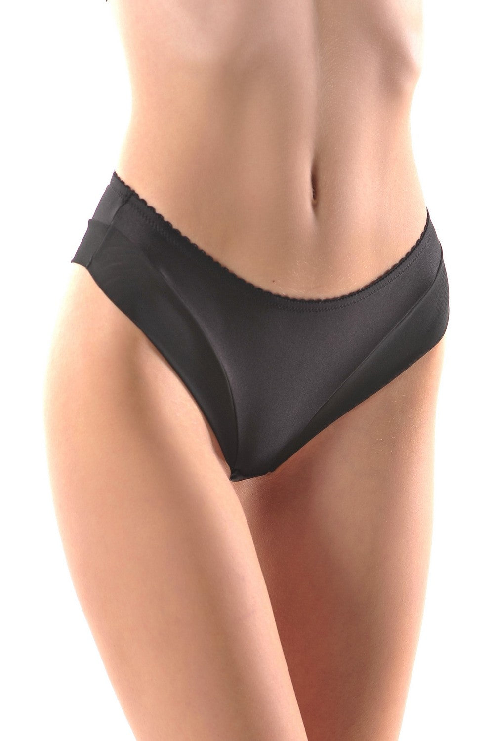 Трусики бразилиана из микрофибры 332 black