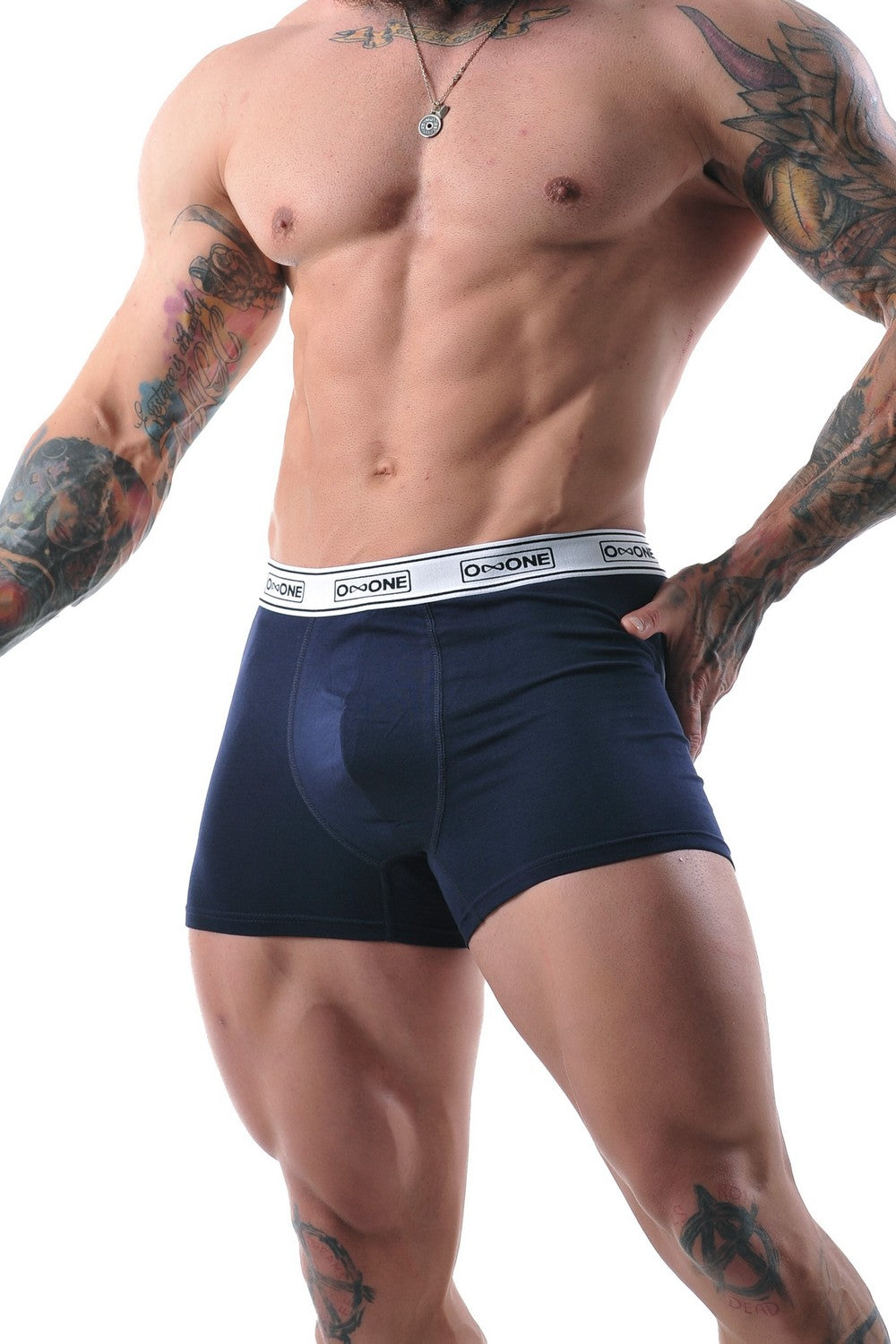 Мужские трусы шорты 40665 blue