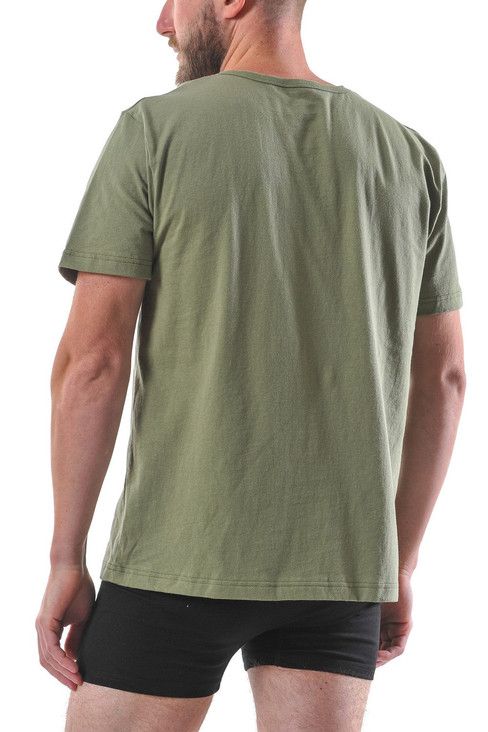 Мужская футболка из хлопка 900 khaki