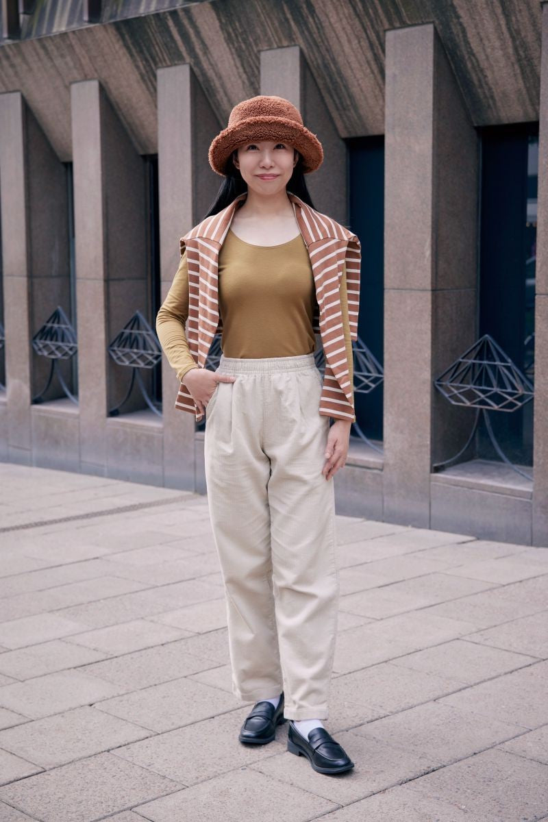 Меховая панама 240432725 brown
