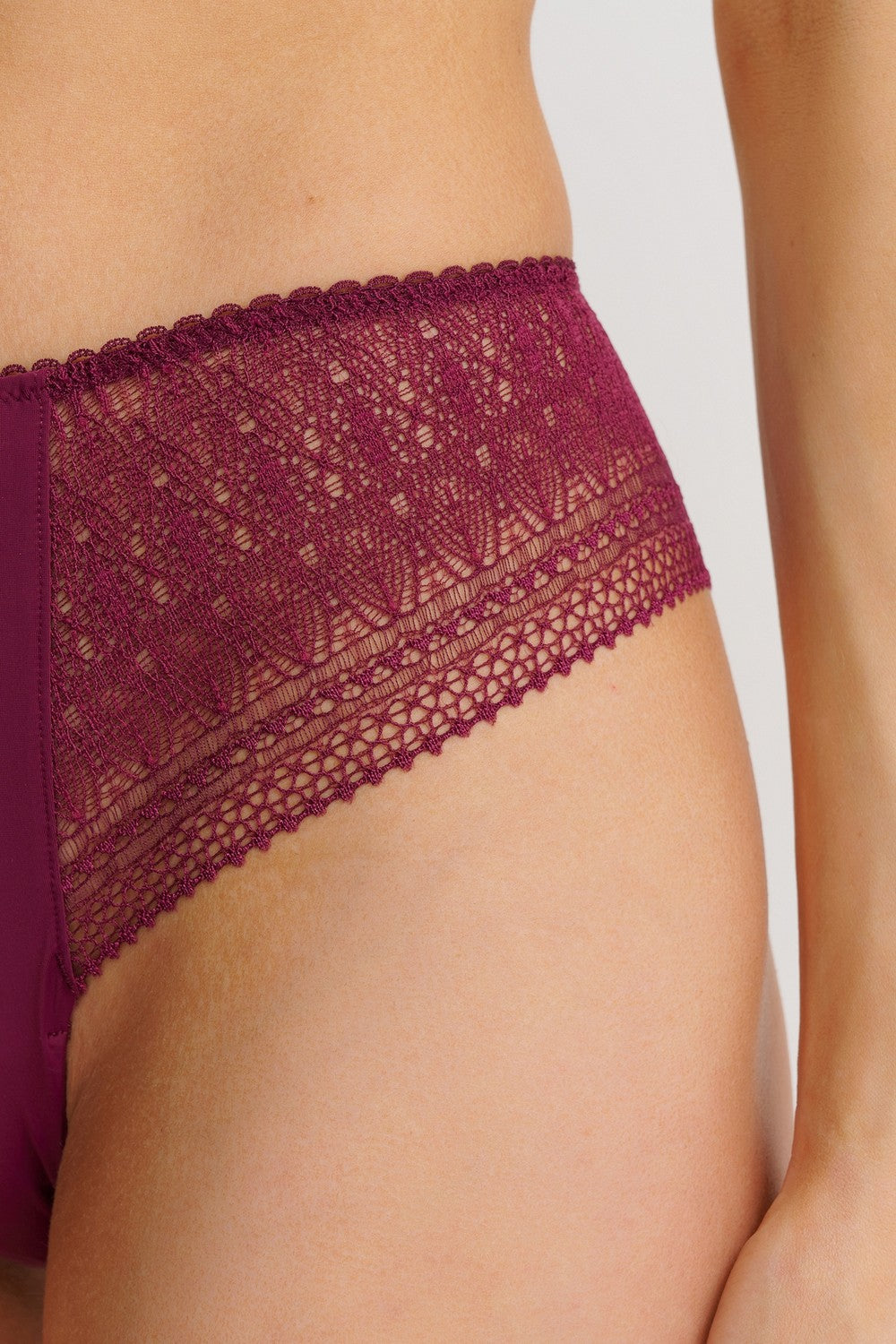 Трусики сліпи з мережива 49PA0 Leila plum