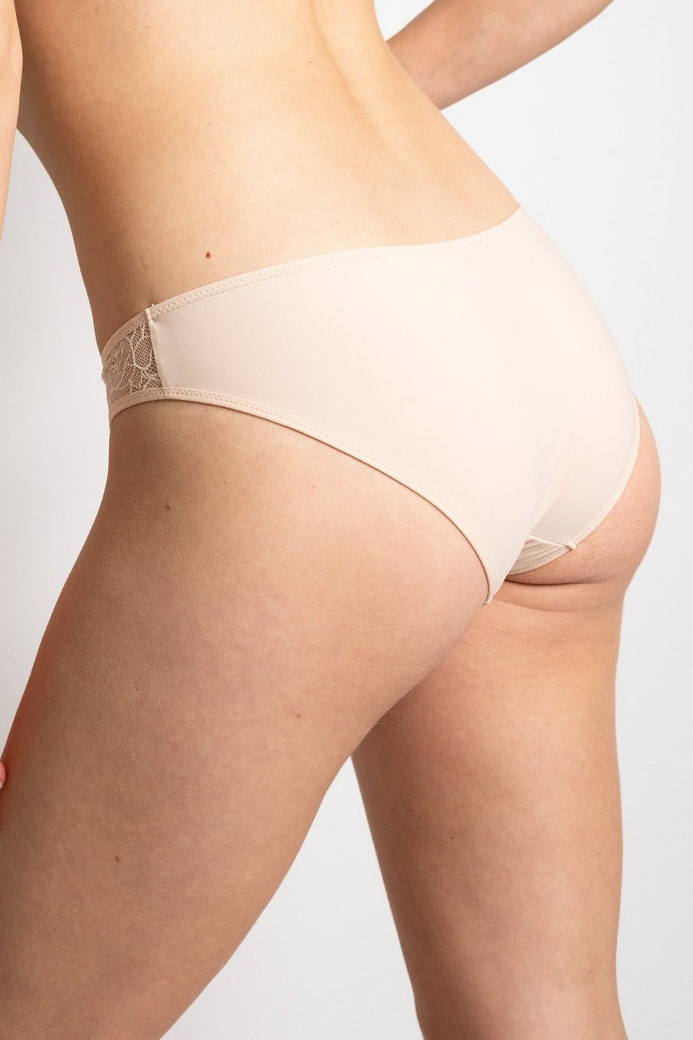 Трусики сліпи з мереживом T103 Pila golden beige