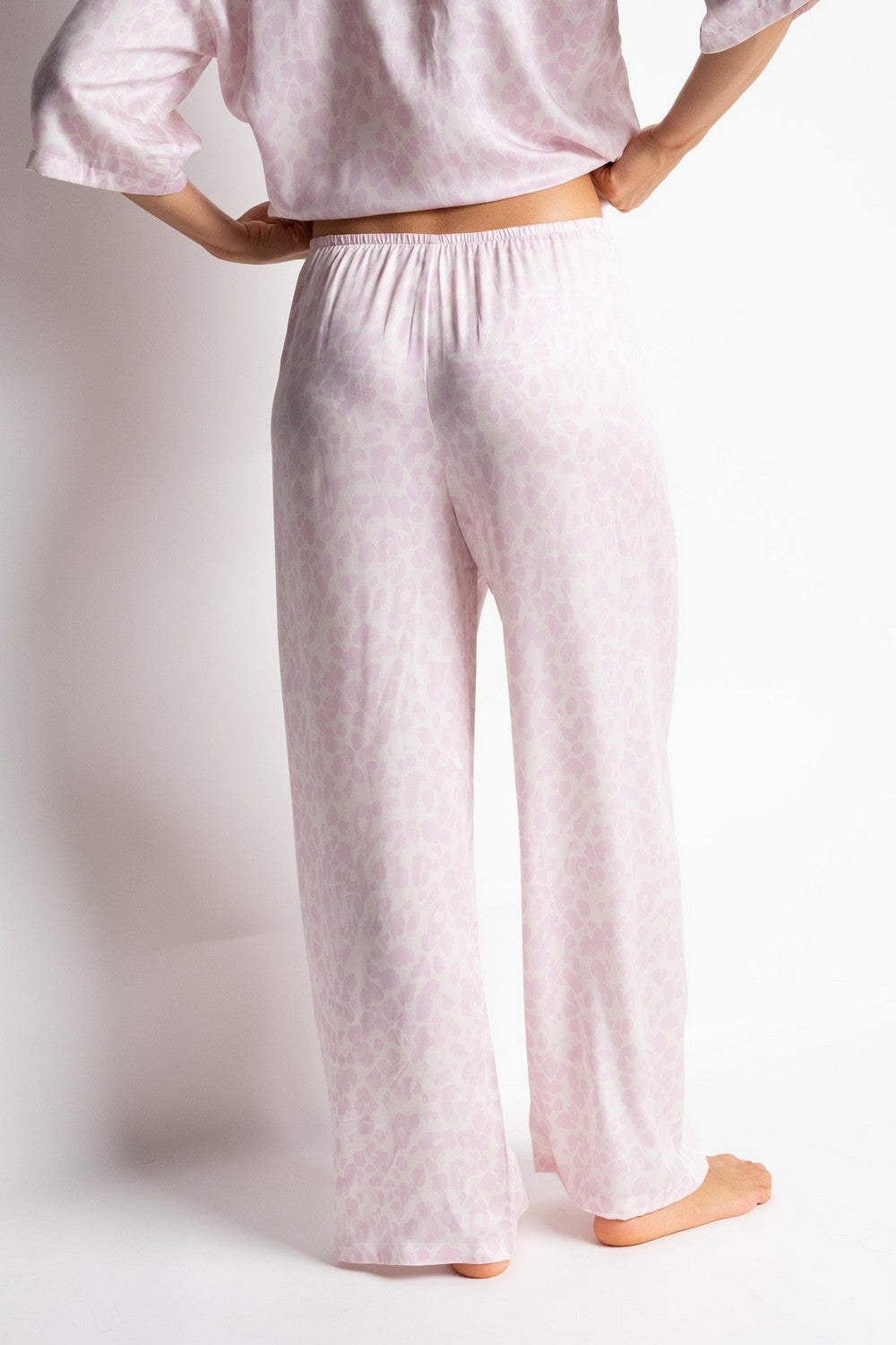 Пижамные брюки с принтом TH09 Chloe lilac leopard