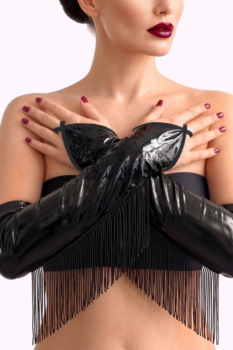 Вінілові мітенки Lerona black Art of Sex