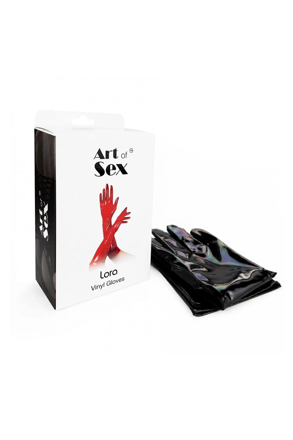 Вінілові рукавички Lora hologram Art of Sex коробка