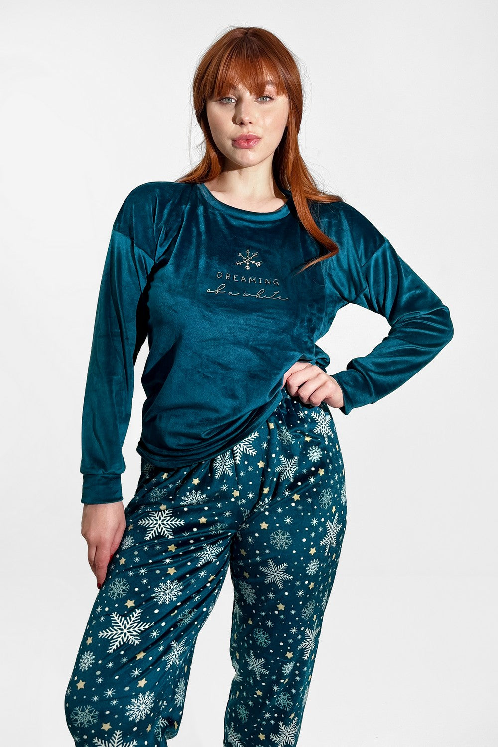 Велюровая пижама 4210-14