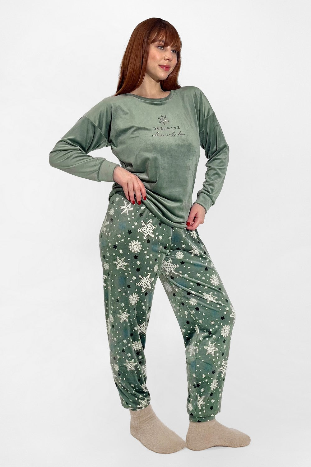 Велюровая пижама 4210-16