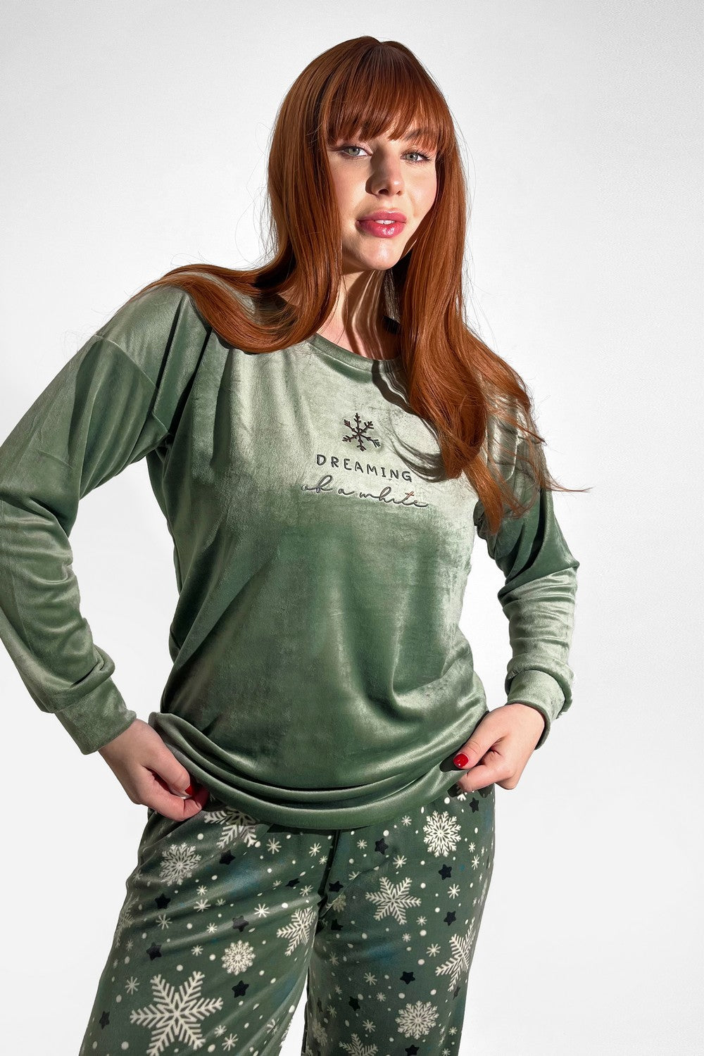 Велюровая пижама 4210-16