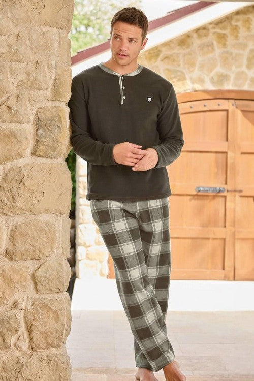Флісова чоловіча піжама 6100-2