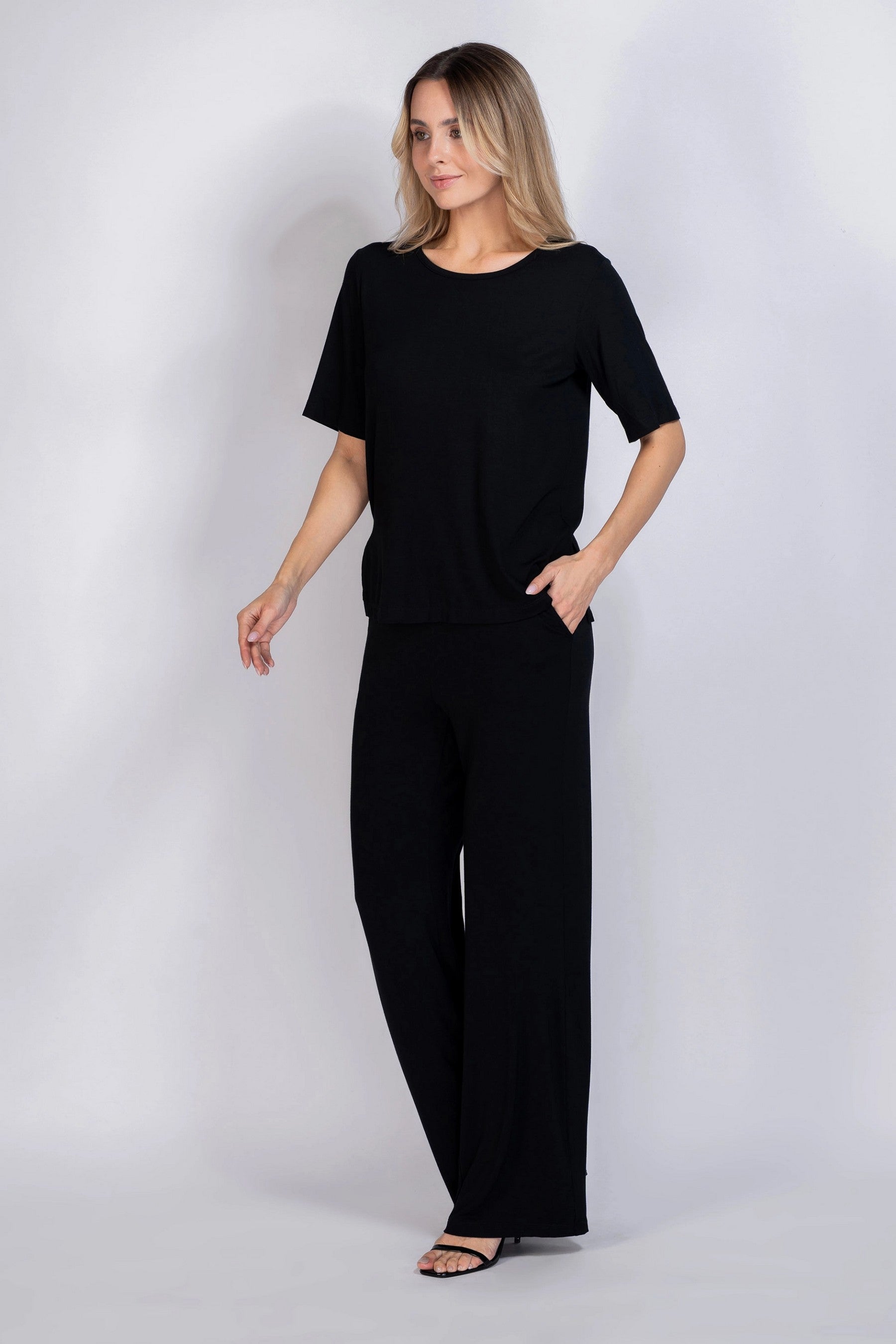 Пижама из модала 8187-6216 black