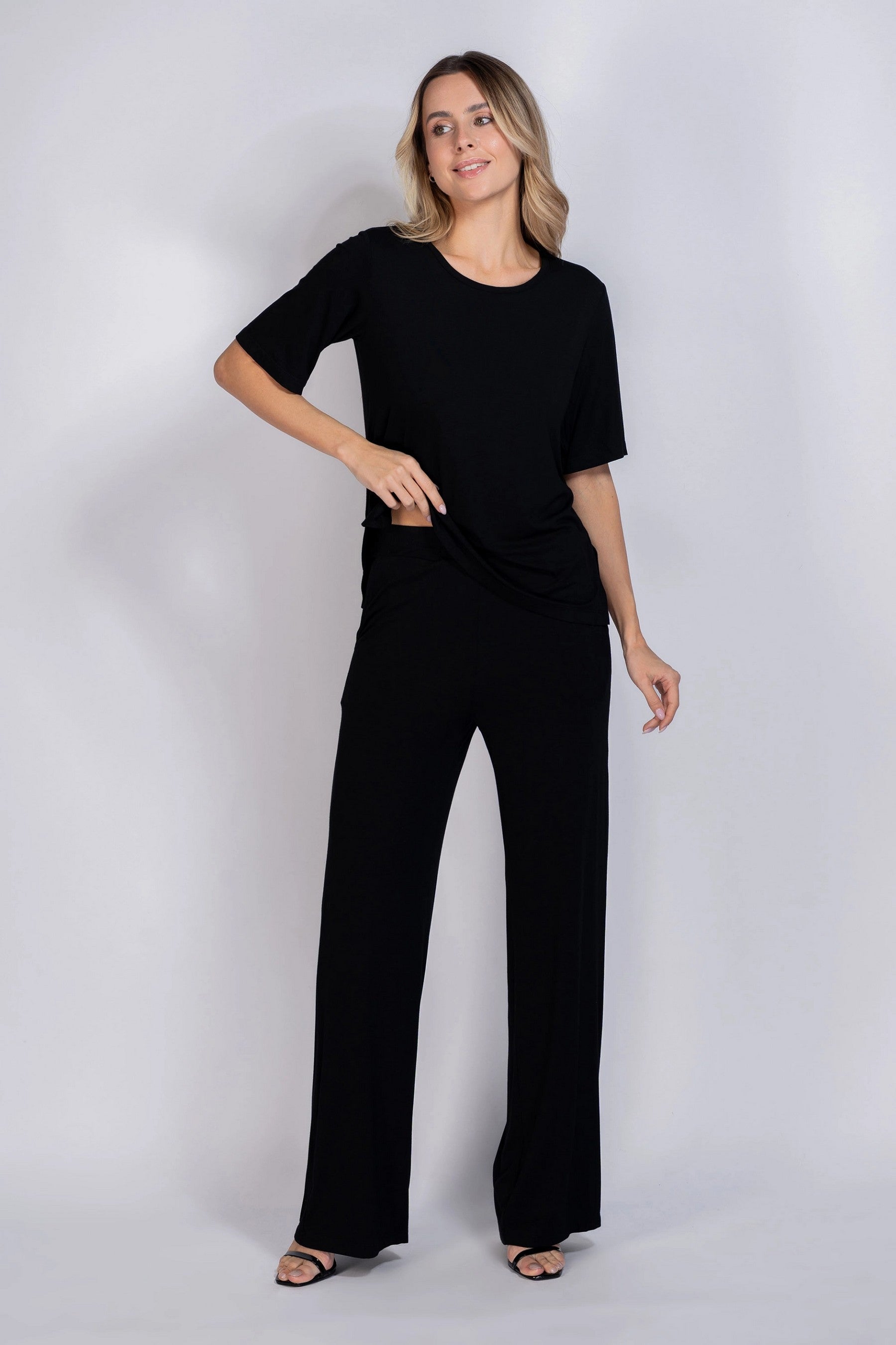 Пижама из модала 8187-6216 black