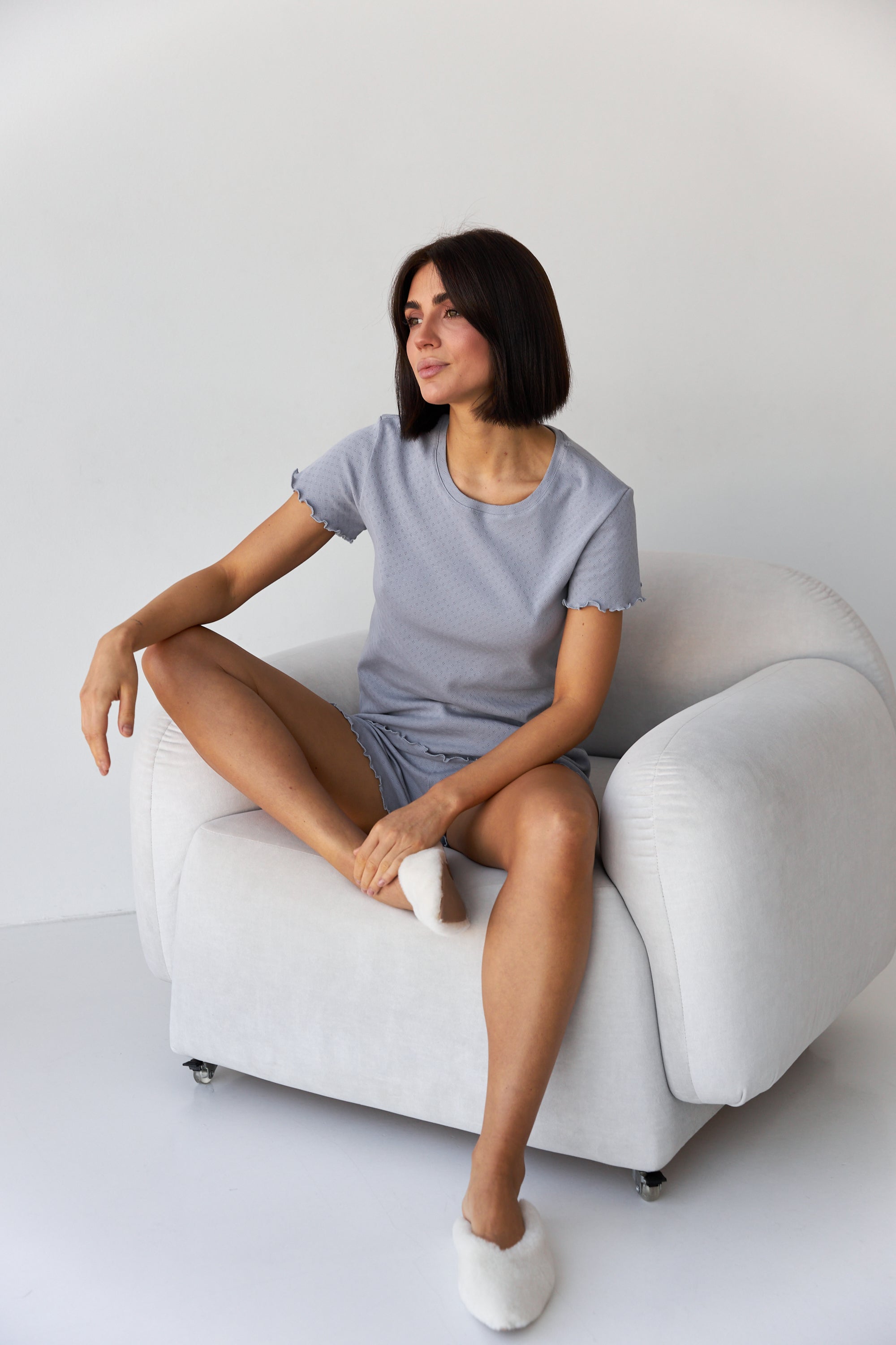 Трикотажная пижама 0355/356 gray