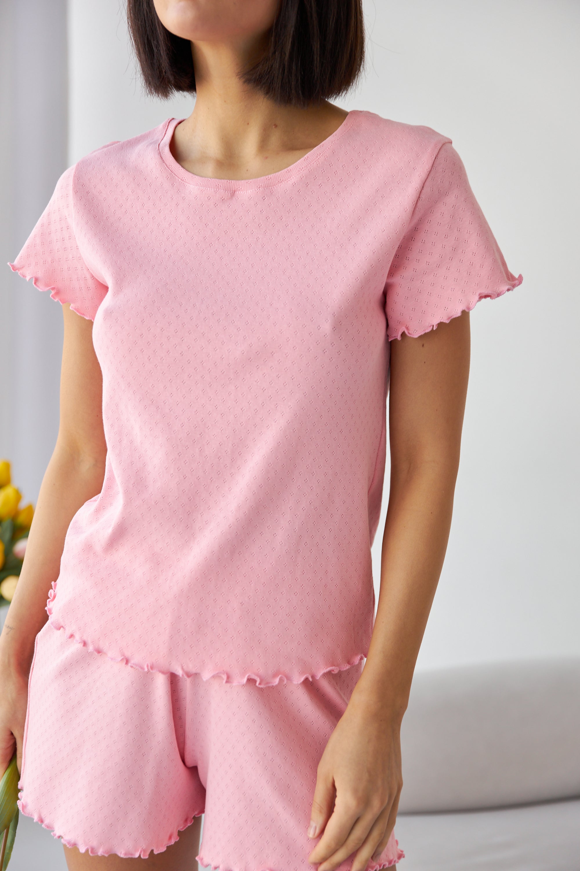 Трикотажная пижама 0355/356 pink