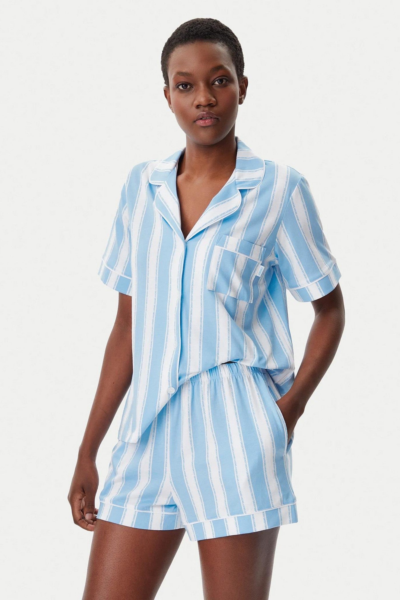 Хлопковая пижама YI50042 481 aqua