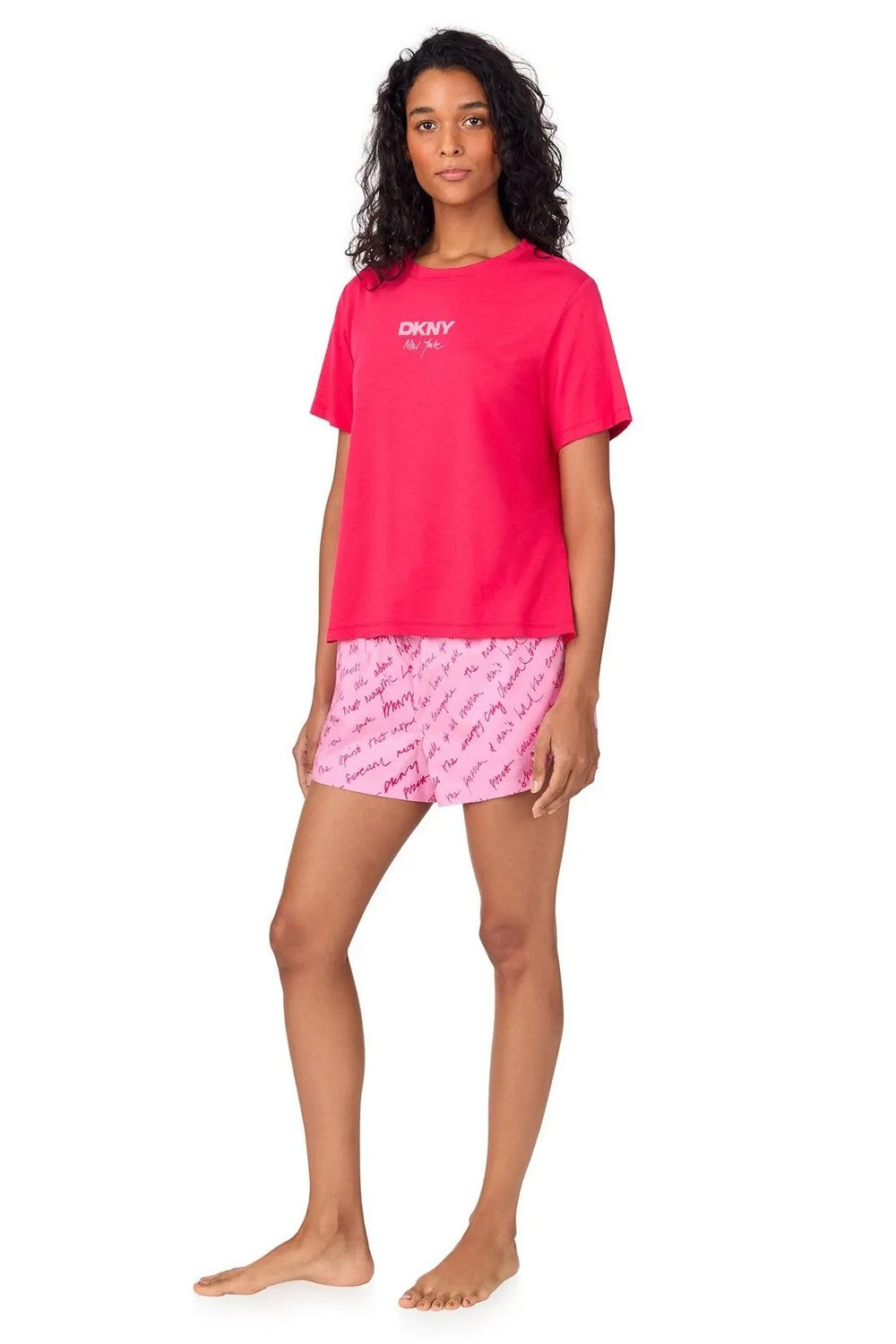 Хлопковая пижама YI70085 681 pink