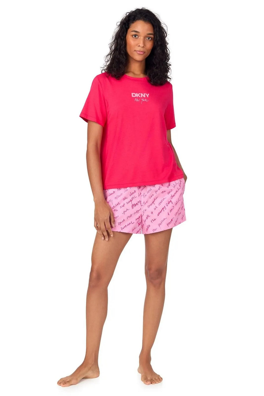 Хлопковая пижама YI70085 681 pink