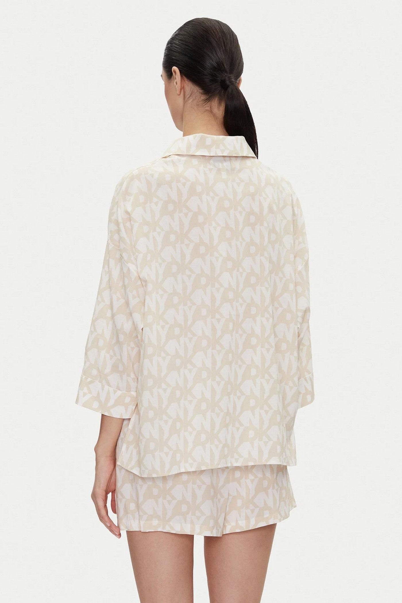 Хлопковая пижама YI80048 252 oatmeal