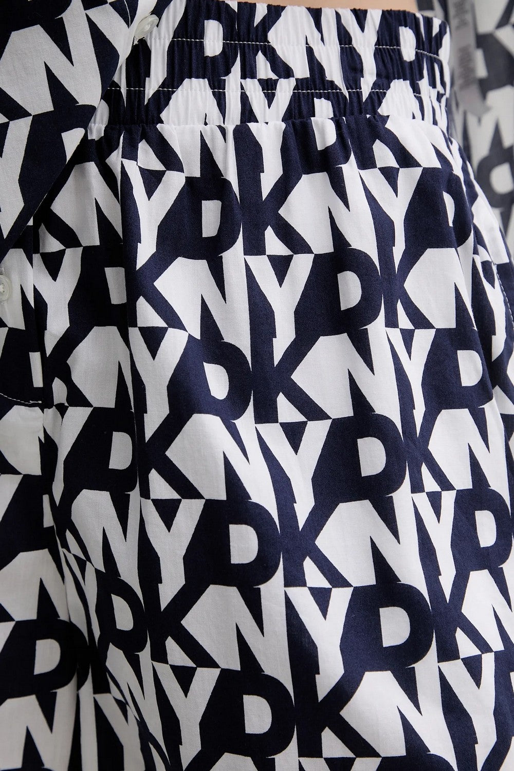 Хлопковая пижама YI80048 401 navy prt