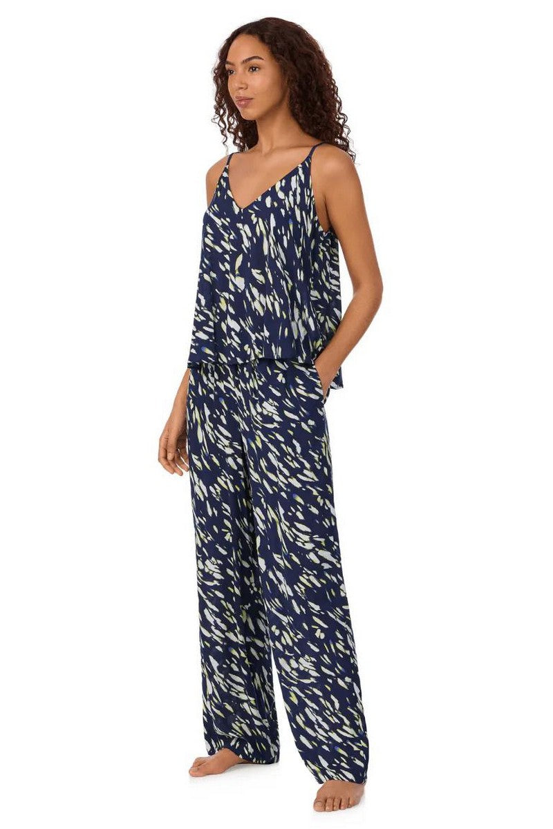 Пижама из вискозы YI80052 454 bleu print