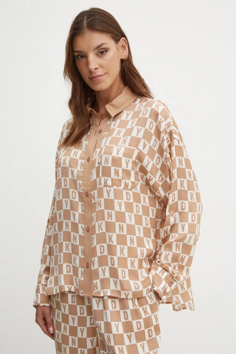 Піжама зі штанами YI90019 252 oatmeal