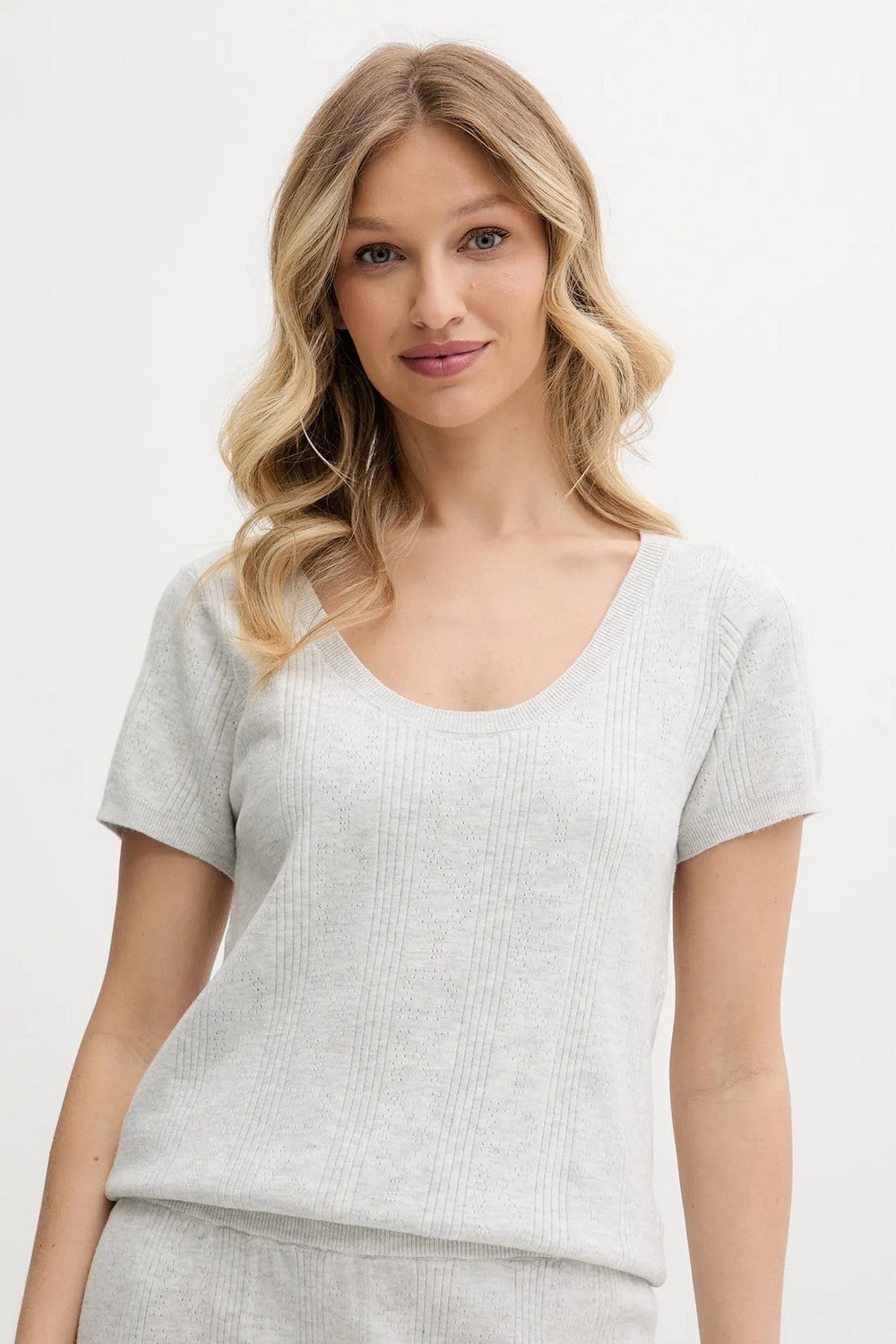 Пижама с шортами YI90050 037 grey