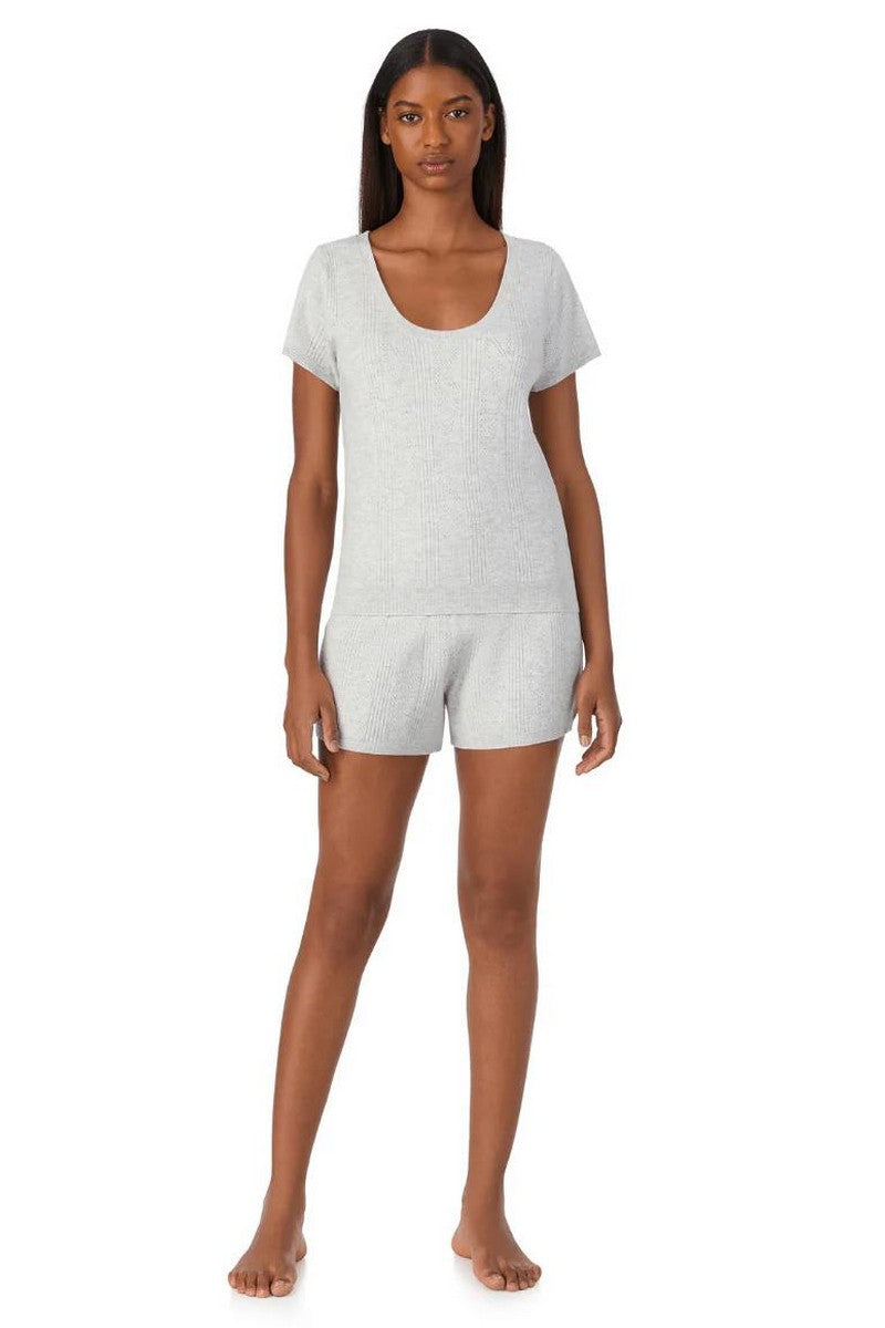 Пижама с шортами YI90050 037 grey