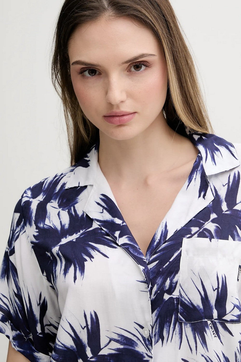 Пижама из вискозы YI90052 107 wht blue