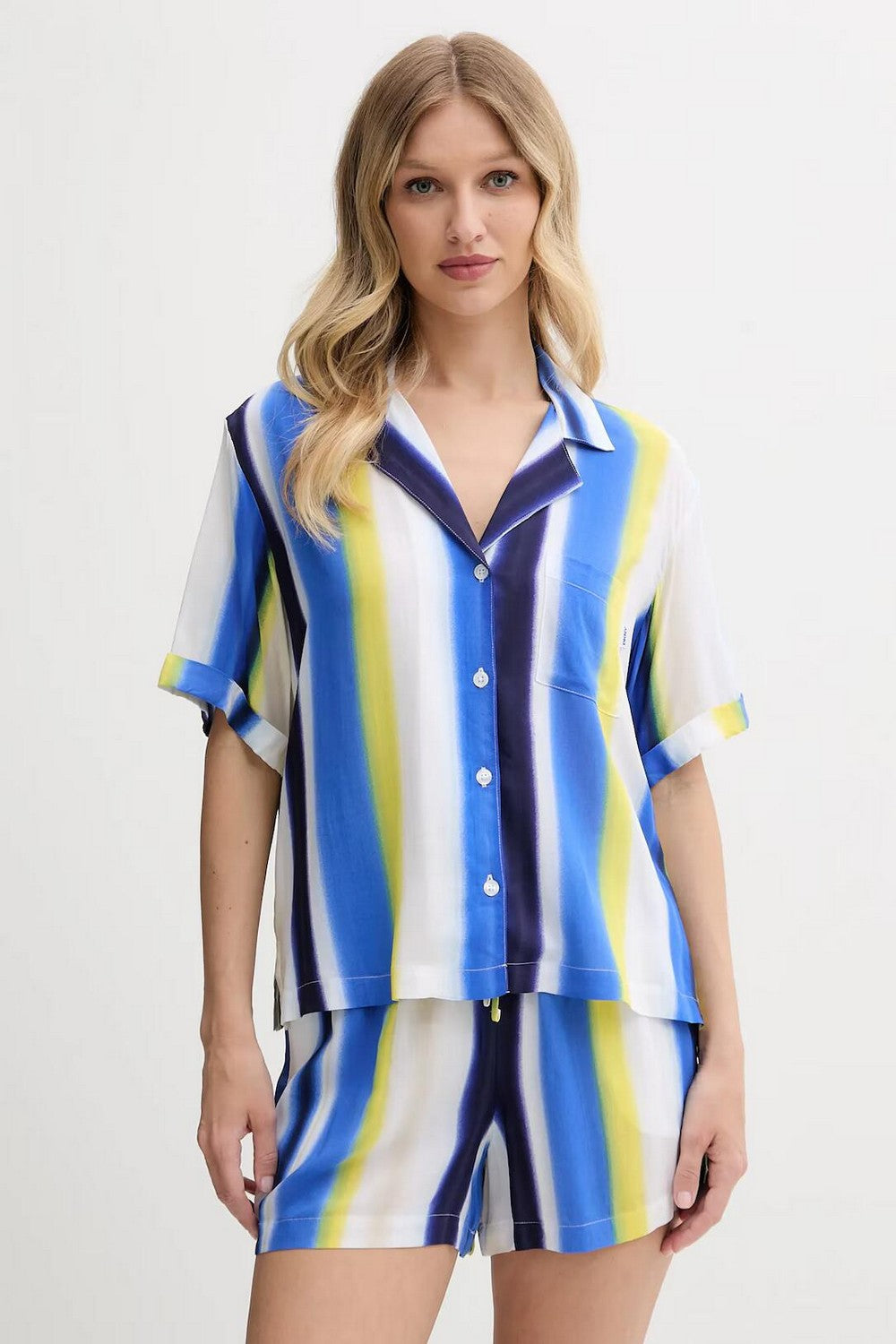 Пижама из вискозы YI90052 976 multistripes