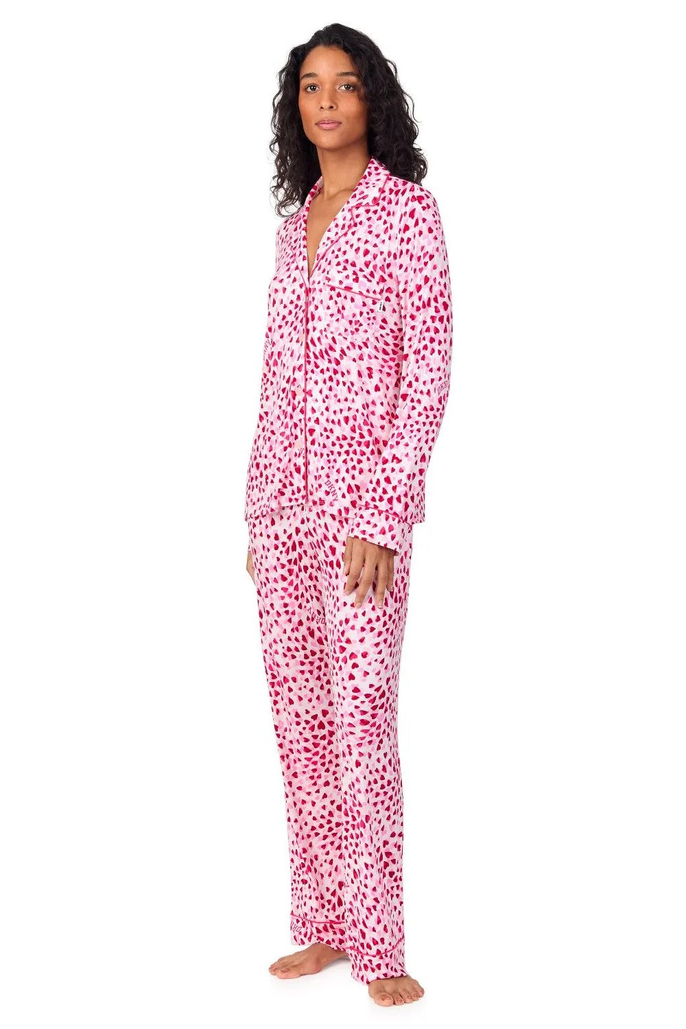 Пижама из вискозы YI90084 677 pink