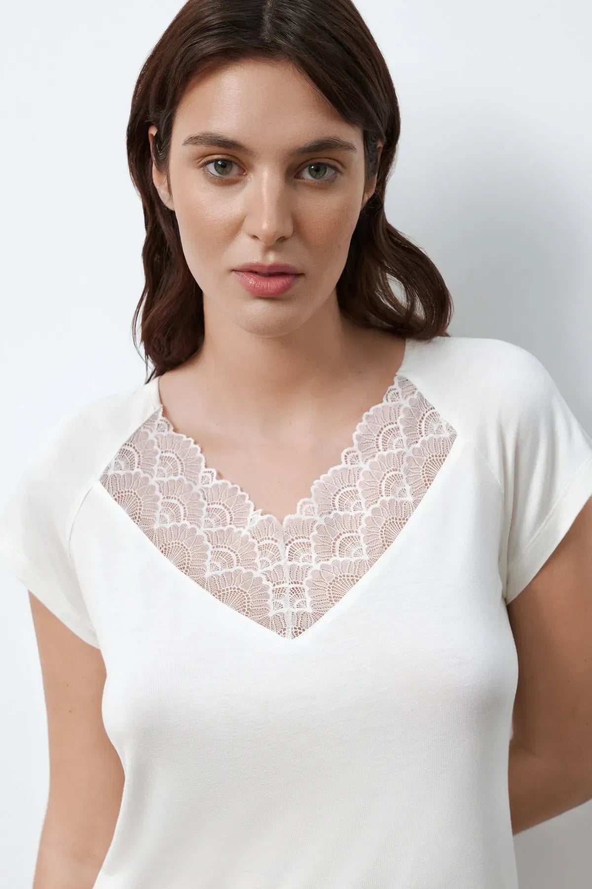 Пижама из бамбука 02101 ivory