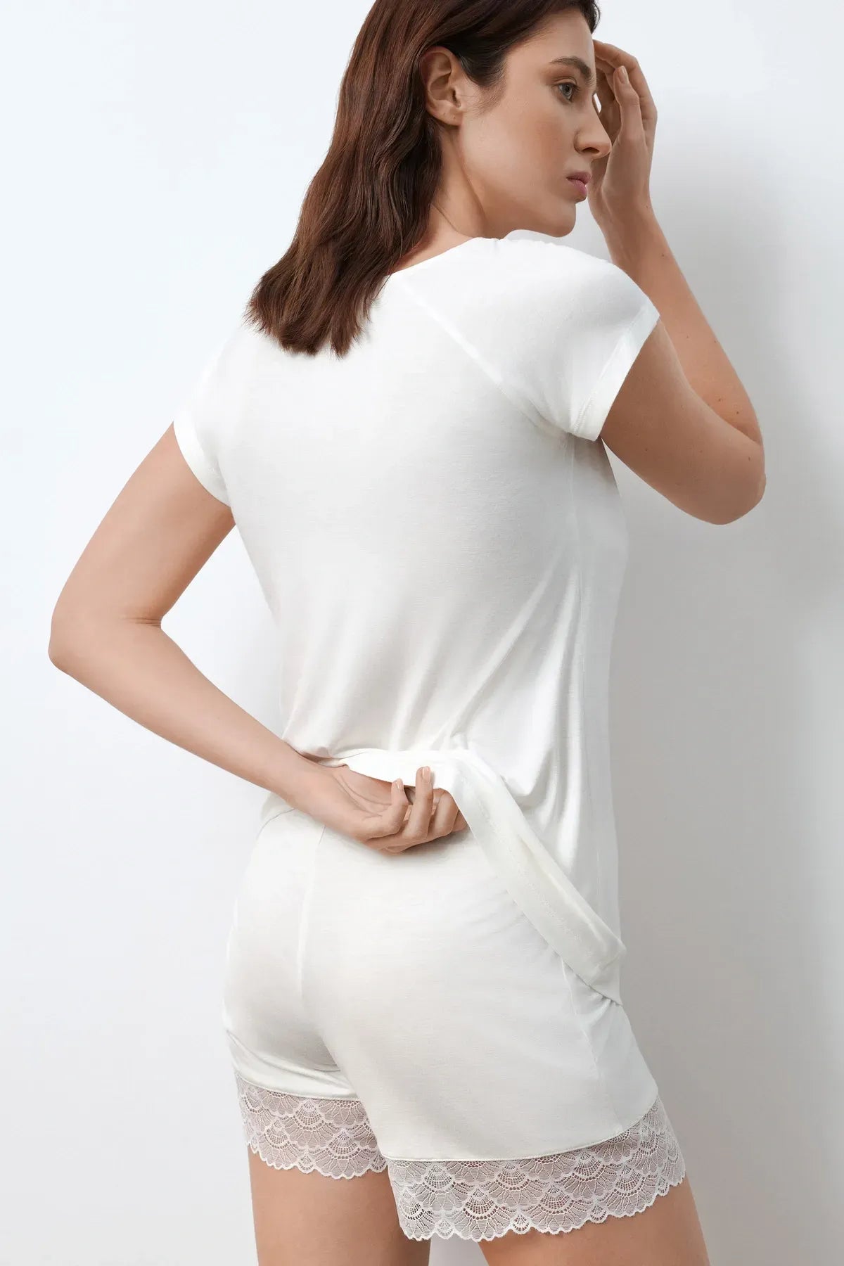 Пижама из бамбука 02103 ivory