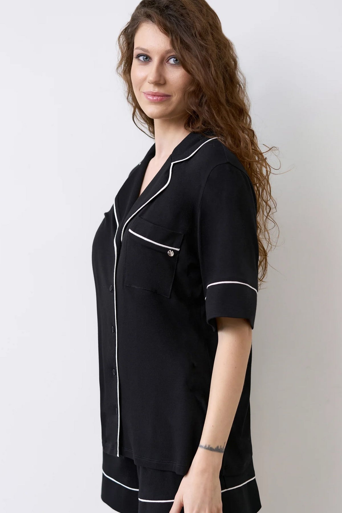Пижама из бамбука 02115 black