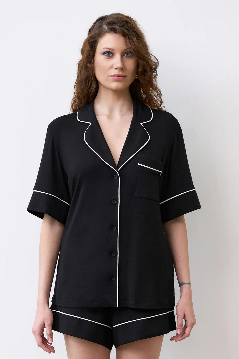 Пижама из бамбука 02115 black