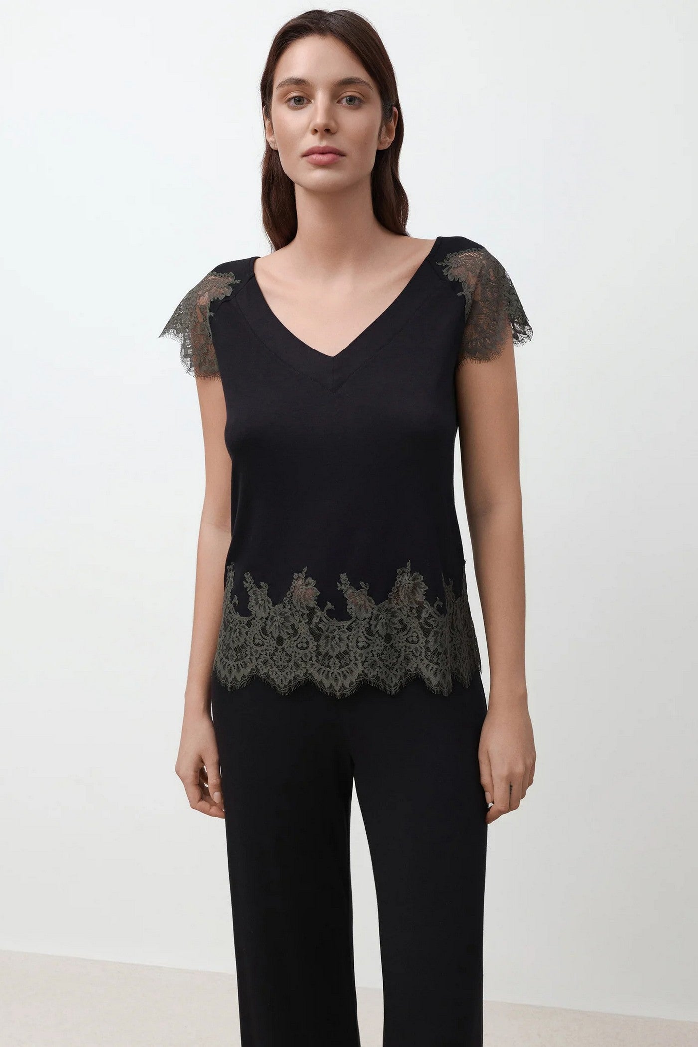 Пижама из бамбука 03344 black