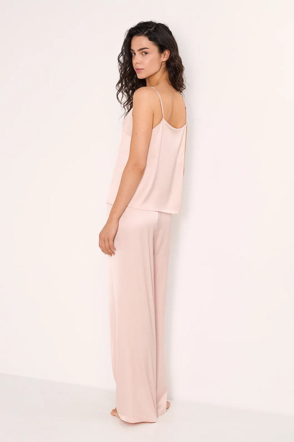 Піжама з віскози LPS 4788/02/01 Silk Harmony Powder rose Ellen вигляд ззаду