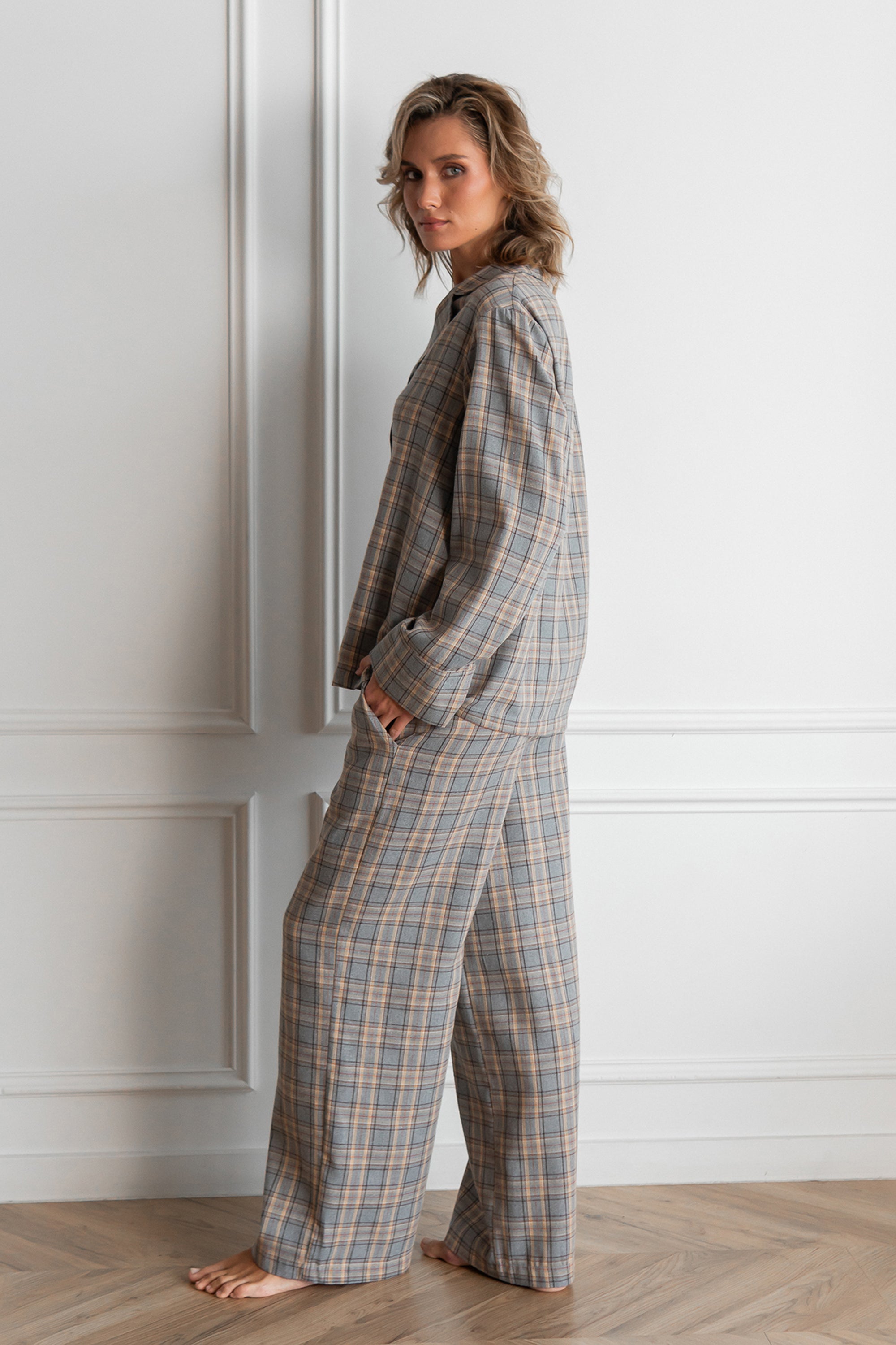 Фланелевая пижама Helen FL0073-94-69