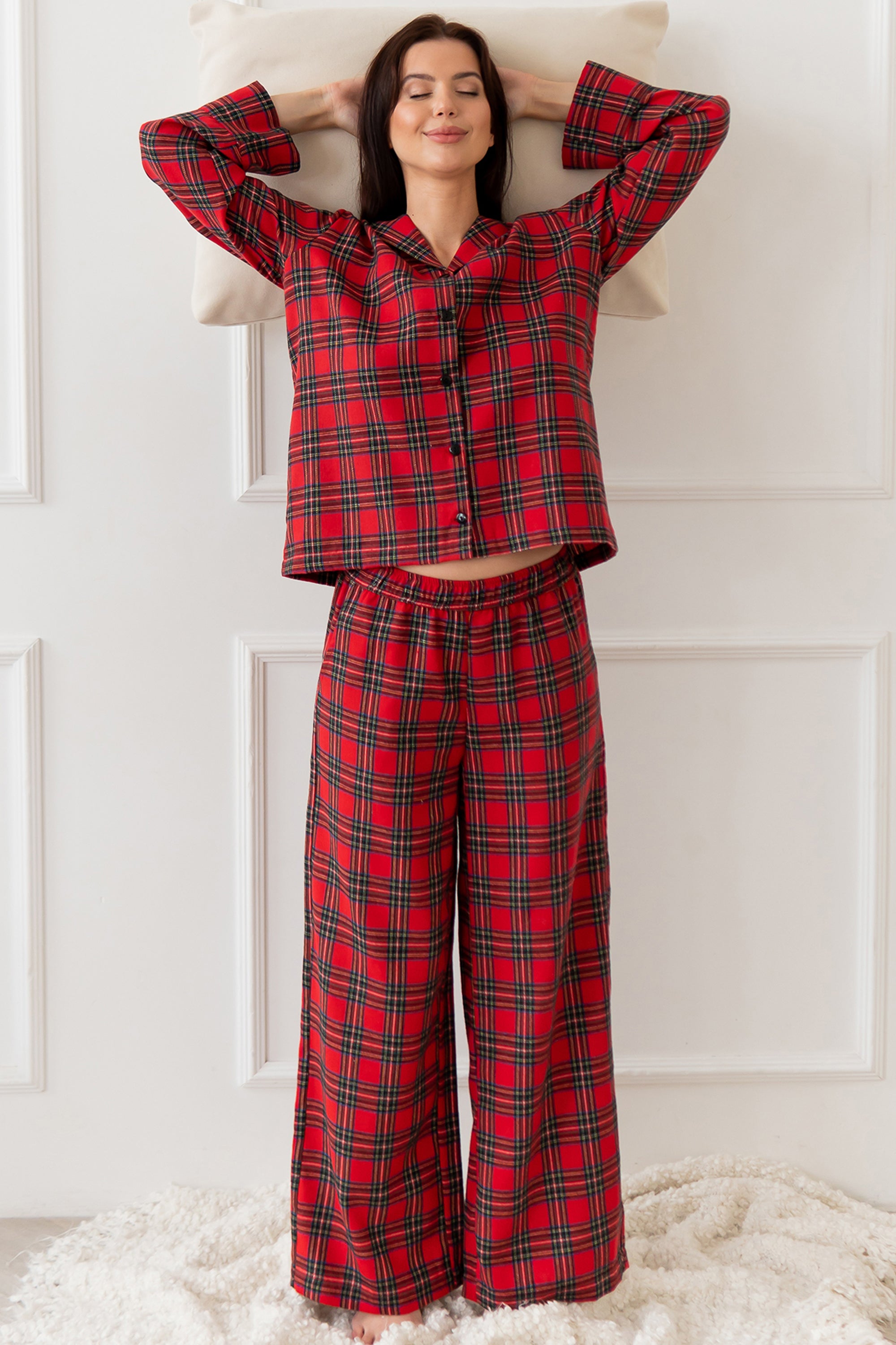 Фланелевая пижама Present FL0073-88-69