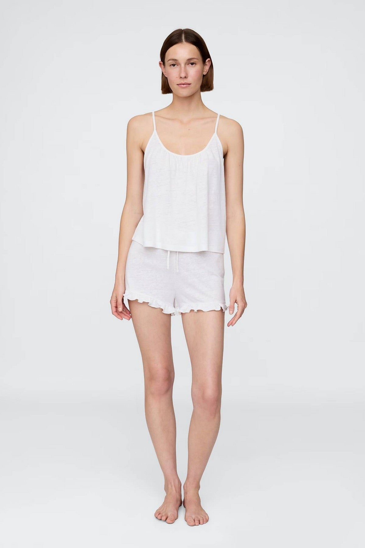 Пижама с рюшами 263491305 white