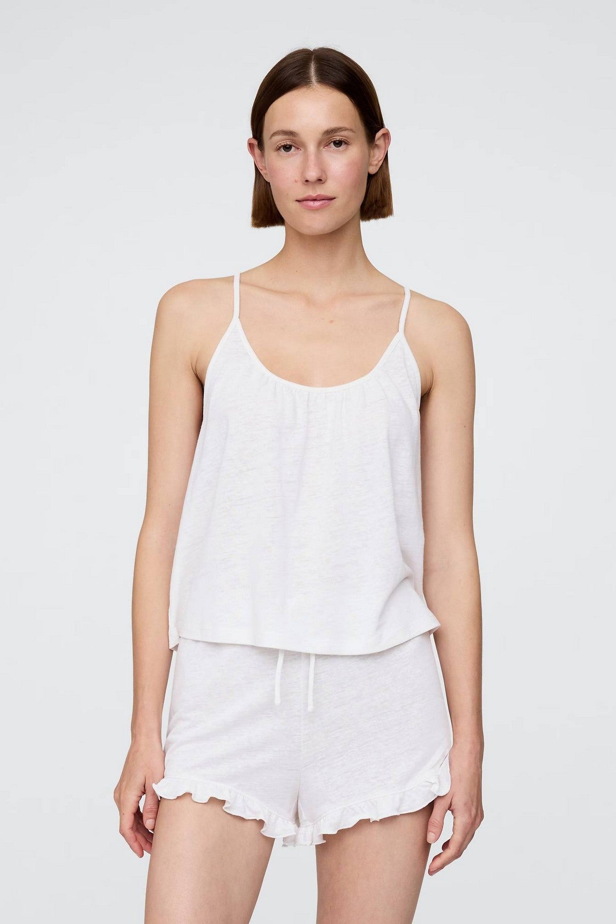 Пижама с рюшами 263491305 white