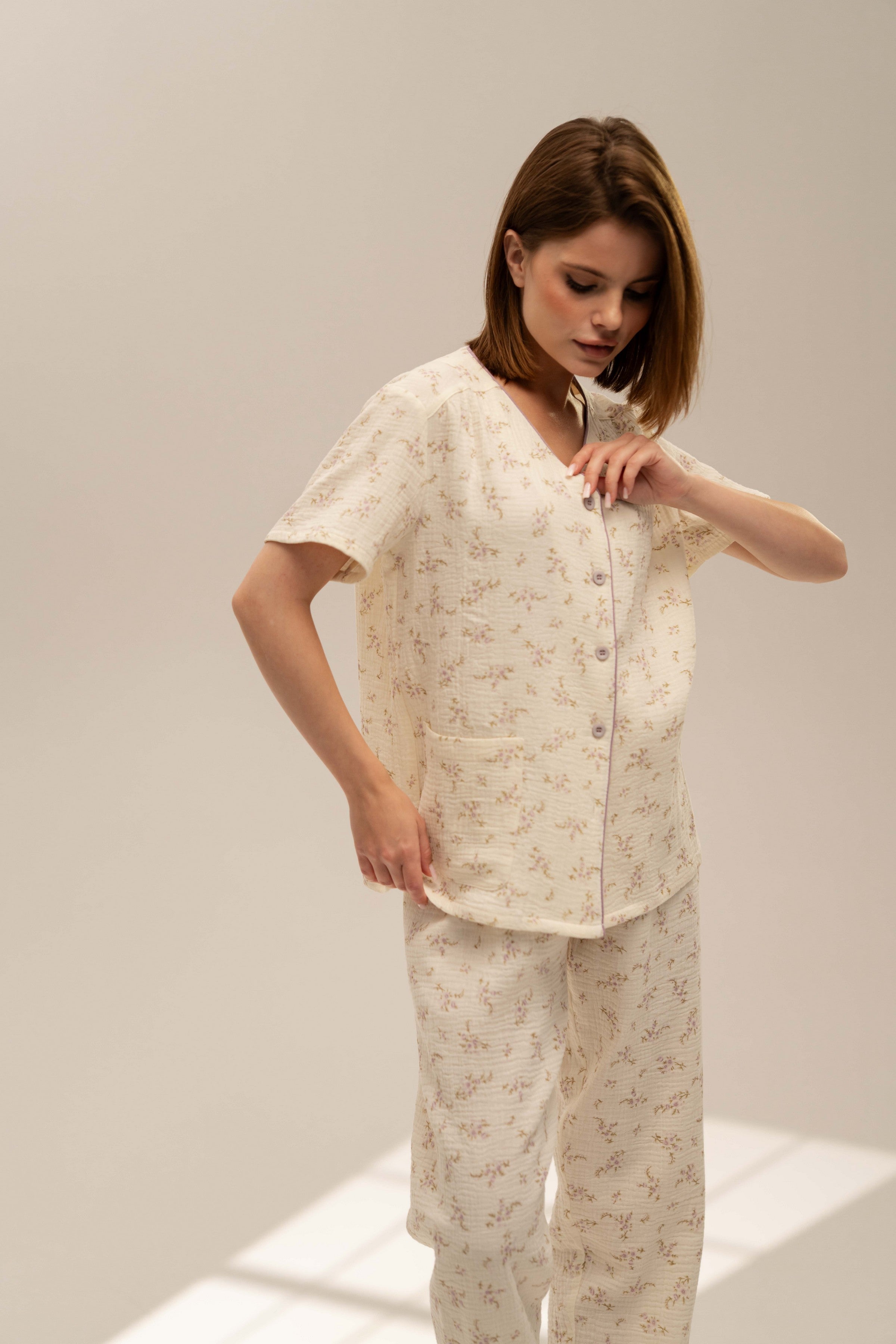 Пижама из муслина 25056