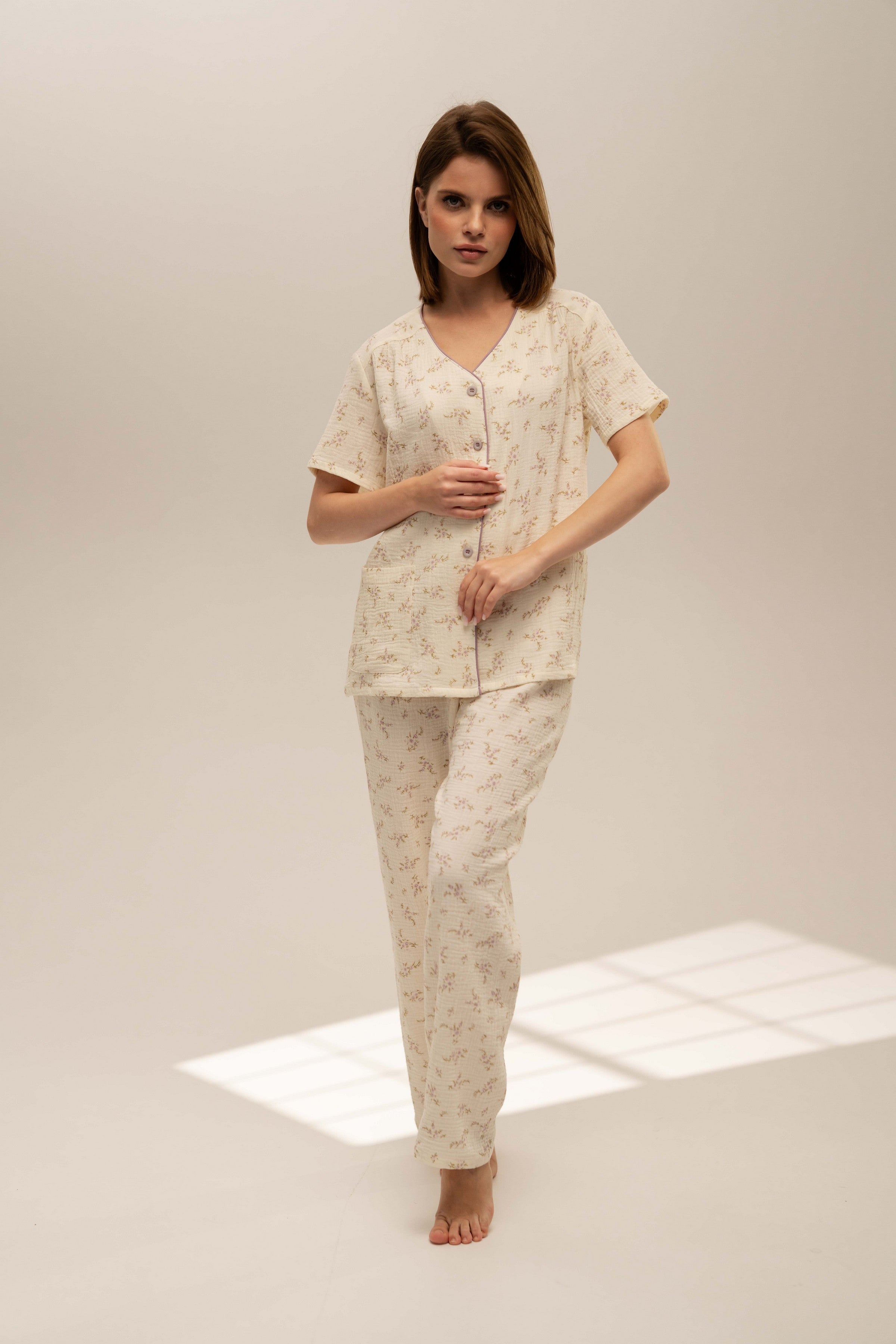 Пижама из муслина 25056