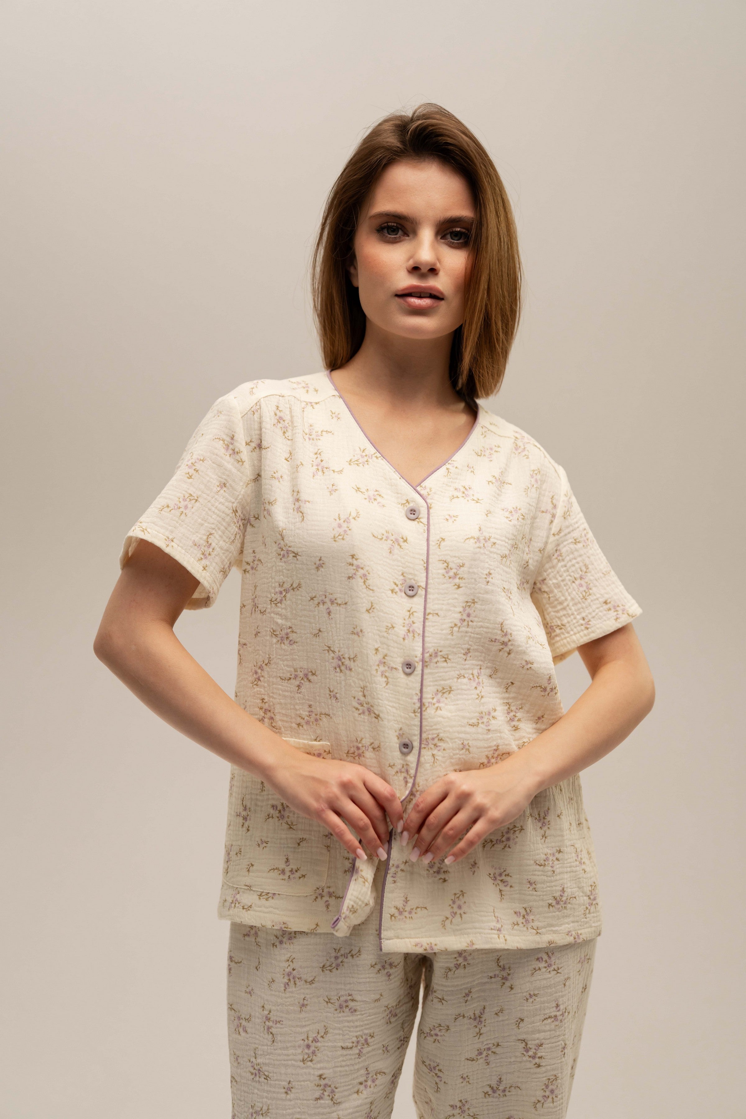 Пижама из муслина 25056